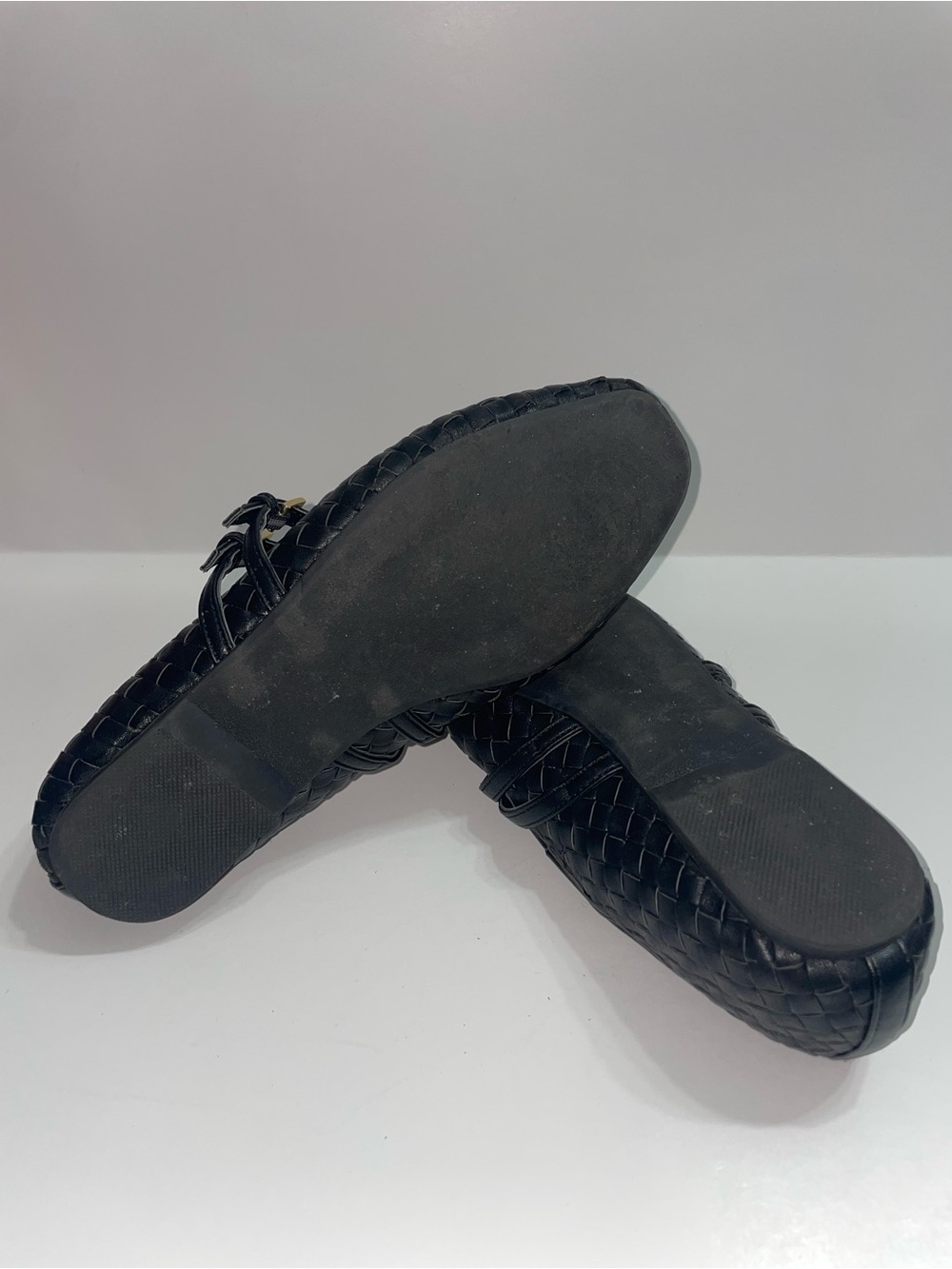 Dolce Vita Black Woven Adjustable Buckle Straps Mary Jane Flats Women’s Size 8.5 - Picture 9 of 10